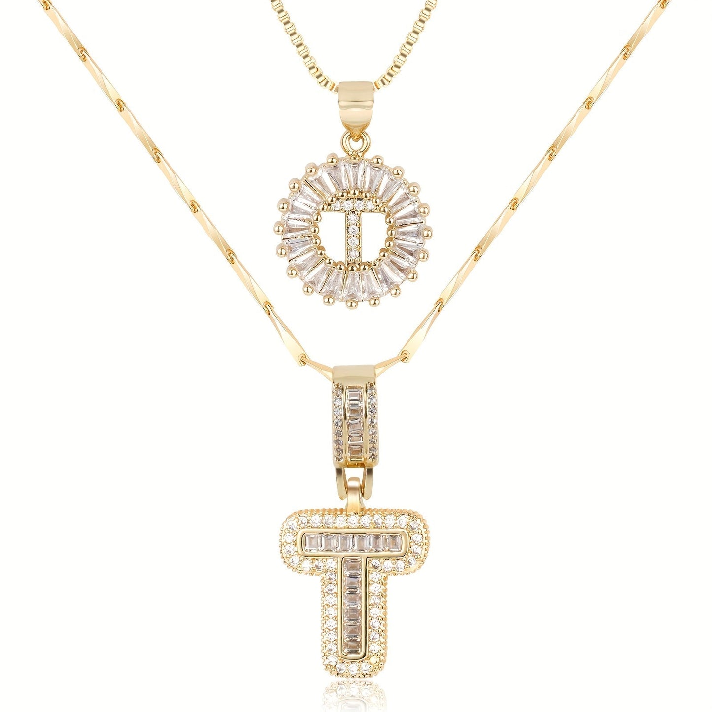 GemLetter Ketting - Initiaal Hanger met Luxe Glans