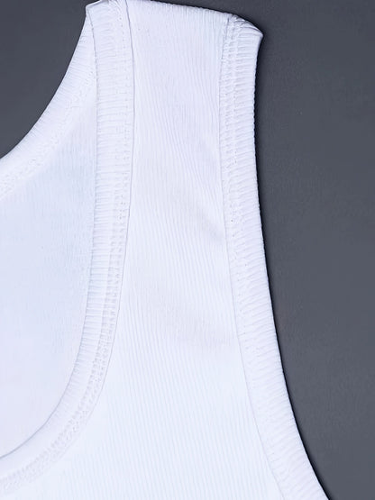 Men’s Breathable Summer Tank Top – Lightweight Comfortable Athletic Casual Workout Tee