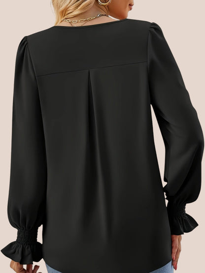 Mira - Blusa Elegante con Escote en V