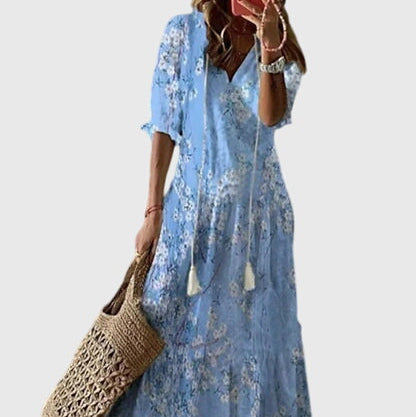 Boho-Vintage-Sommerkleid für Damen