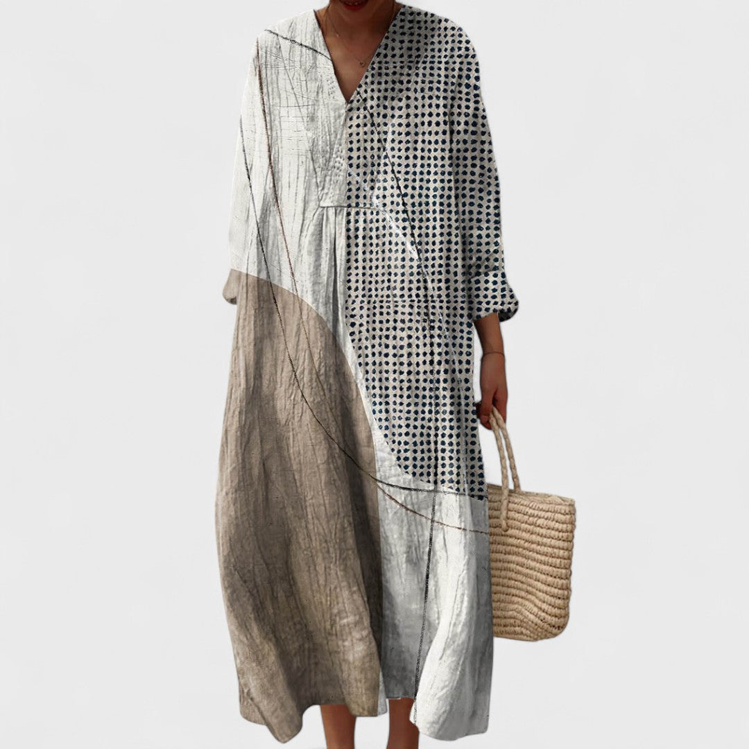 Elisa - Vestido boho artístico
