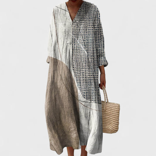 Elisa - Vestido boho artístico