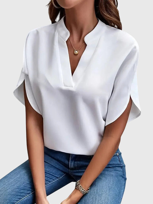 Elora | Soft and Elegant V-Neck Shirt