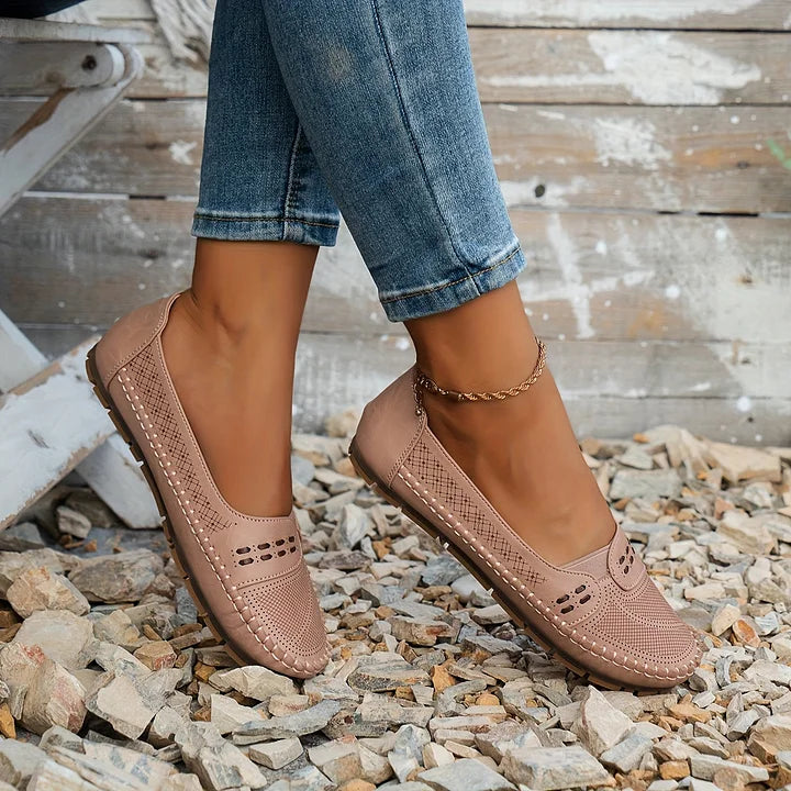 Orthopädische Ballerinas für Damen mit Einlegesohle