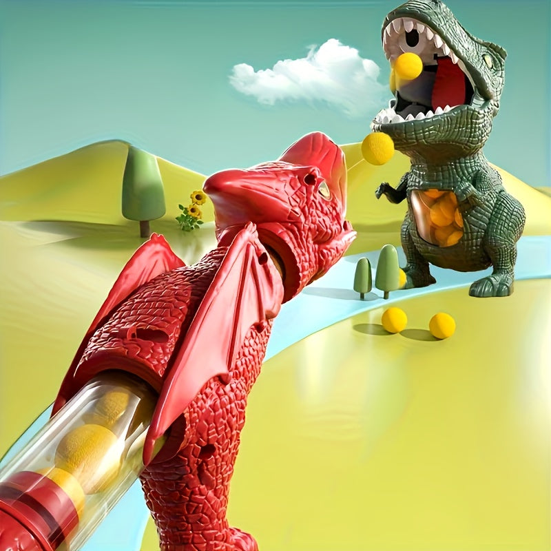 DinoShot – Interactief Dino Schietspel met Lanceerhandles & Sponsballen