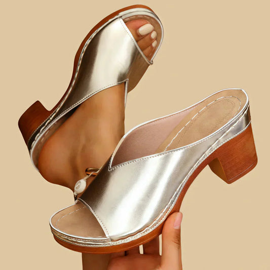 Lisa | Block Heel Comfort Sandals - Image 1