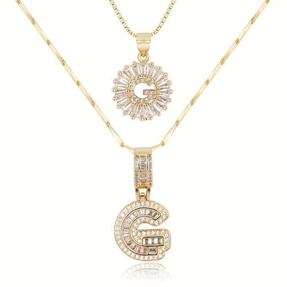 GemLetter Ketting - Initiaal Hanger met Luxe Glans