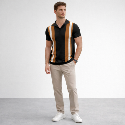 Zyviro | Diego™ | Polo Texturizado con Detalles en Contraste