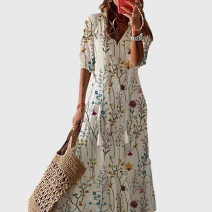 Boho-Vintage-Sommerkleid für Damen