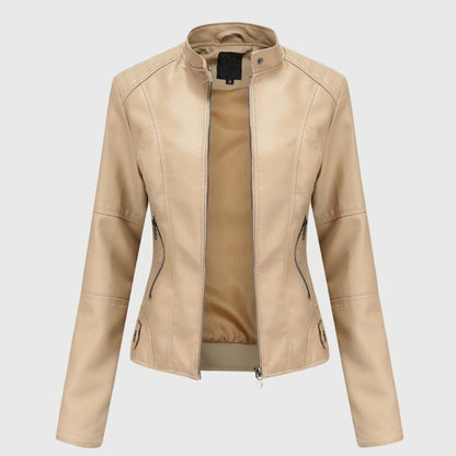 Giorgina™ - Giacca in Pelle Elegante per Donne
