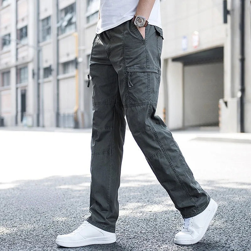 Men’s Cargo Trousers with Multiple Pockets