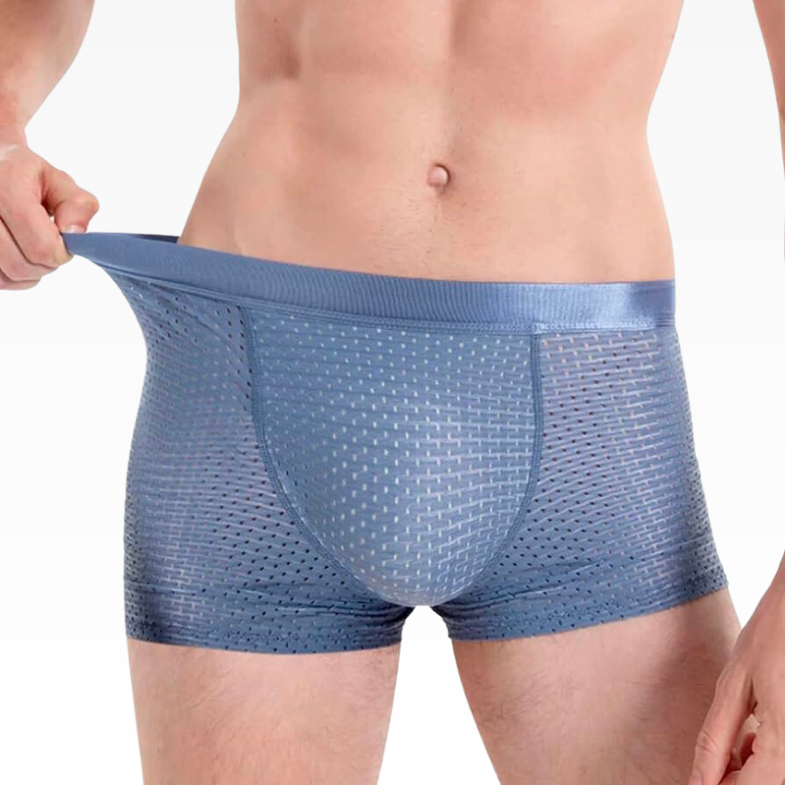 JEF - Bamboe Mesh Boxer Shorts + GRATIS 2 paar Bamboe Sokken [TIJDELIJKE AANBIEDING]