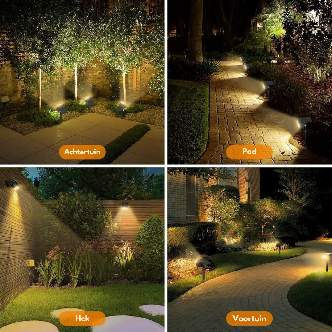 Solentra | Stijlvolle Waterdichte Solar Tuinlamp