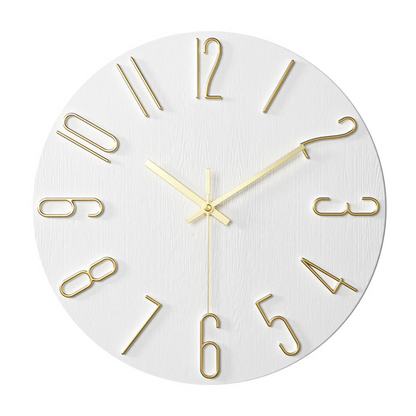 Wall Clock – Minimalist Modern Design with Silent Quartz Movement for Stylish Interiors