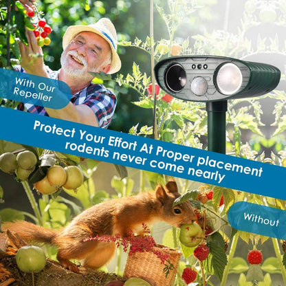Ultrasonic Solar Repeller for Dogs – Deter Canines Within 48 Hours