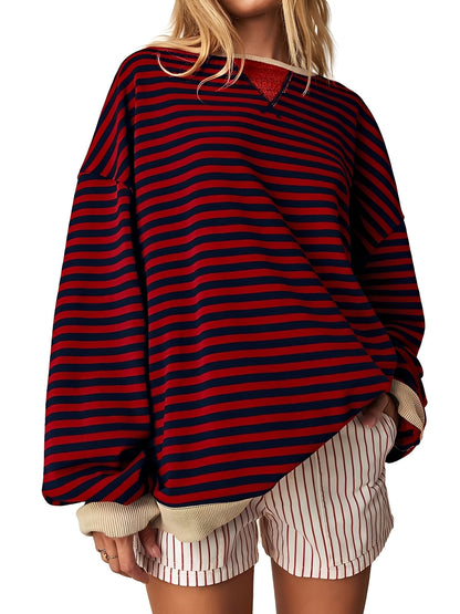 Judelle – Women’s Elegant Striped Jumper