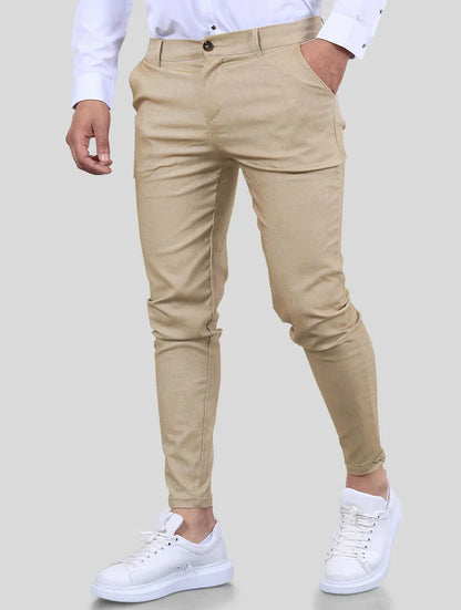 Flexform – Slim-Fit Stretchhose in Blau mit 4-Wege-Stretch für maximale Beweglichkeit