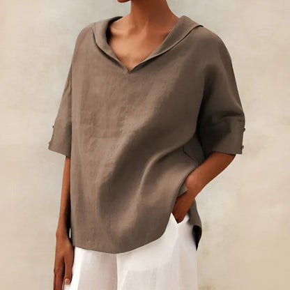Posy - Relaxed Fit Breathable Everyday Cotton Shirt