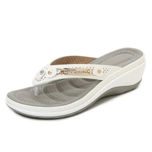 Lagoz Fleur | Orthopedische Dames Slippers met Zachte Zool