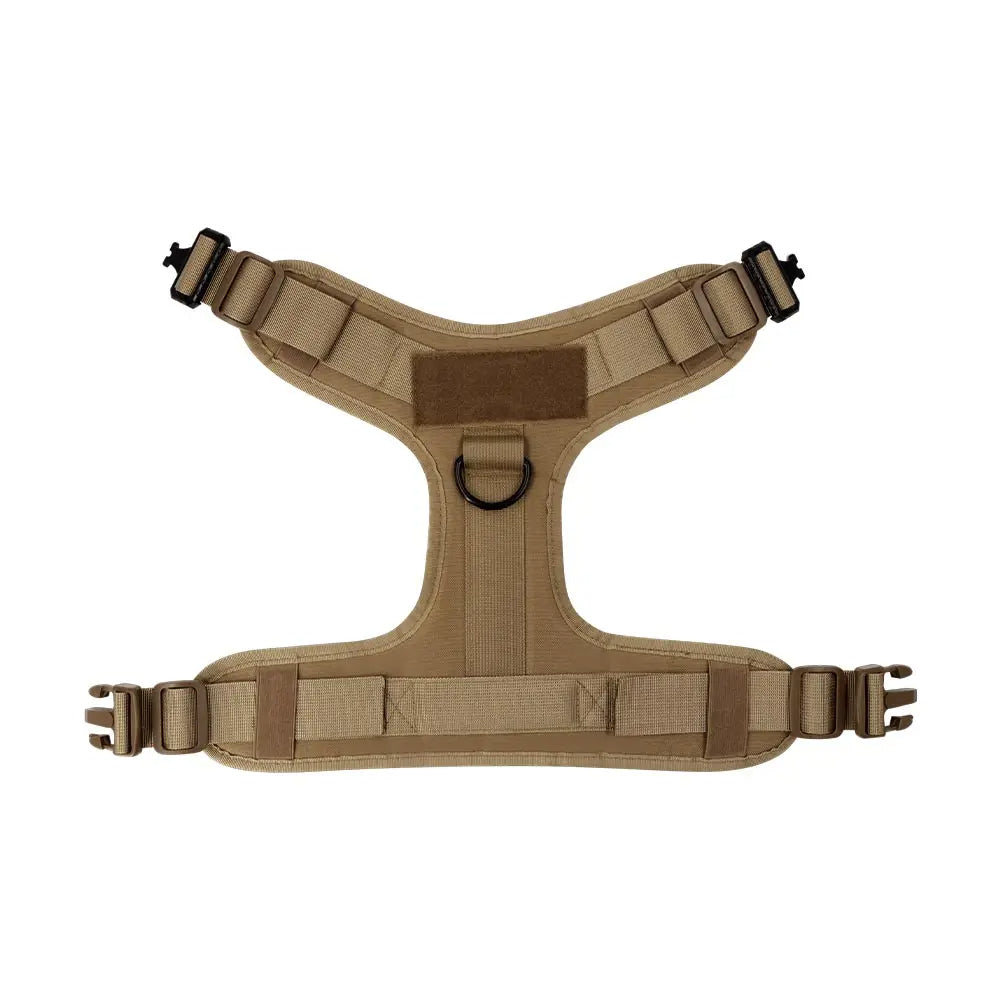 Tactical Dog Harness Heavy Duty Handle 1050D Nylon MOLLE No-Pull Adjustable Large Breeds Training Outdoor Walking Harness Metal D-Ring | Koossa