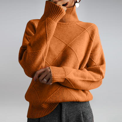 Weicher Damen Rollkragenpullover – Bequem, Warm & Elegant