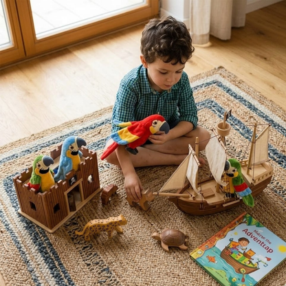 Sprechender Papagei Kinder | Interaktives Plüsch Tier