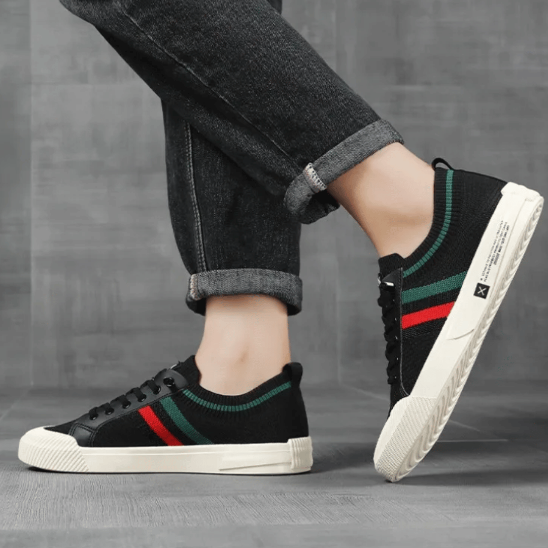 Avero | Åndbare Herresneakers med Letvægts Komfort og Fleksibel Sål til Hverdag | Sko Herre