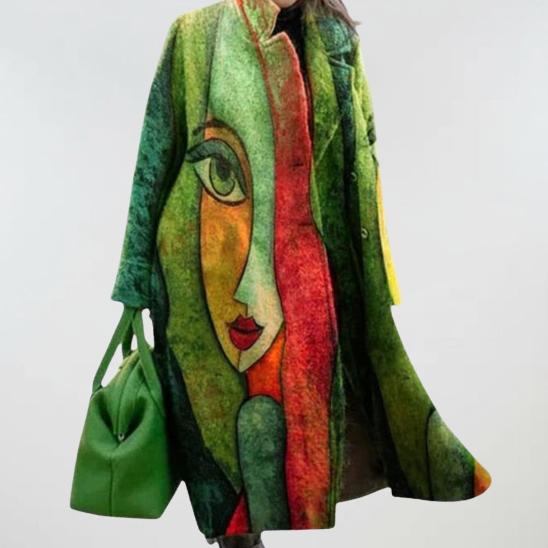 Linda Oversized Plaid Coat