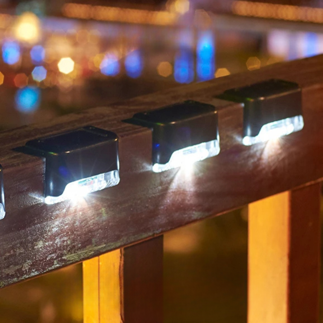 Lucari SolarStep Tuinlamp™ – Zelfklevende Solar verlichting voor Tuin & Trap