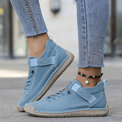 Damskie Sneakersy Ortopedyczne Sznurowane | Pasek