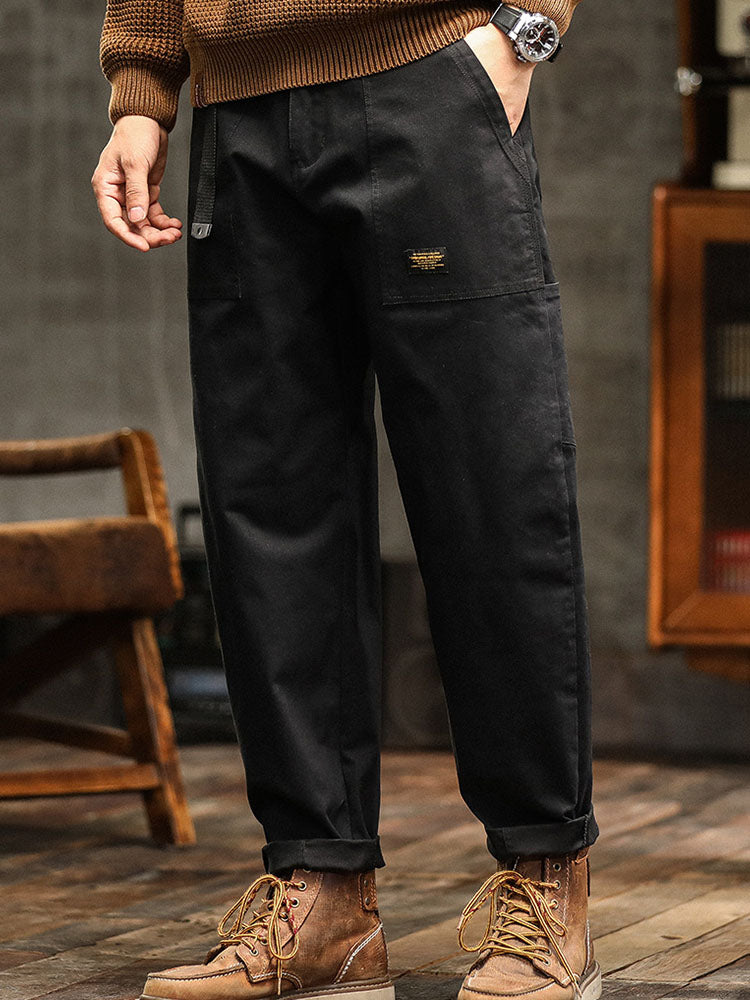 Kaj - Vintage-inspirerede casual utility-bukser