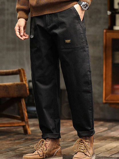 Kaj - Vintage-inspirerede casual utility-bukser