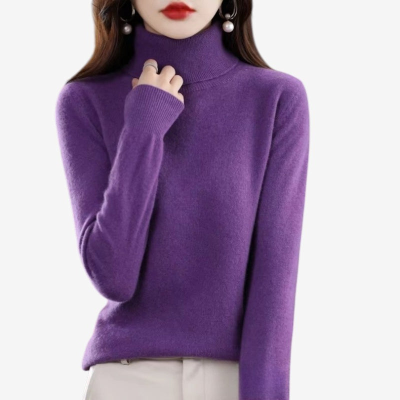 Kiara - Long sleeve sweater with turtleneck