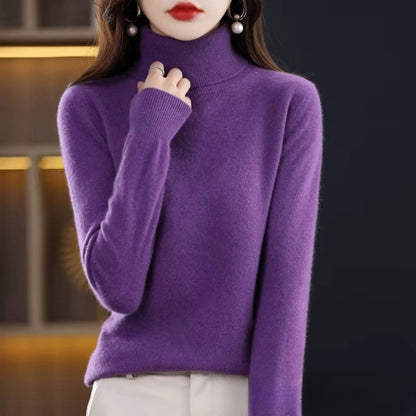 Kiara - Long sleeve sweater with turtleneck