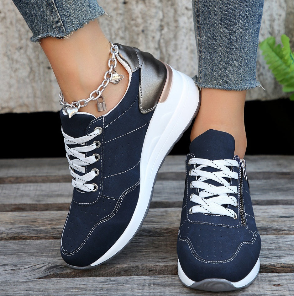 Damen bequeme Wanderschuhe mit Stütze und Dämpfung