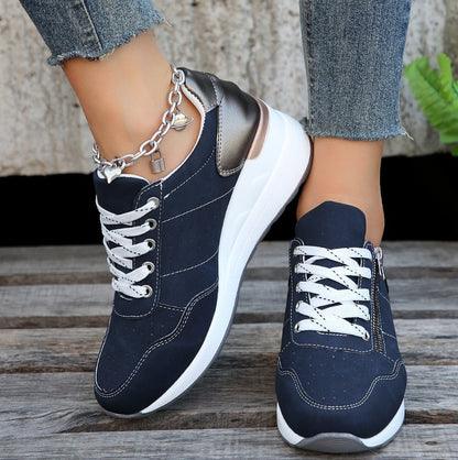 Damen bequeme Wanderschuhe mit Stütze und Dämpfung