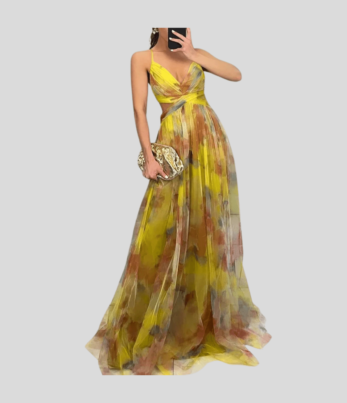 Carola - Charming Floral Maxi Dress