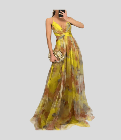 Carola - Charming Floral Maxi Dress
