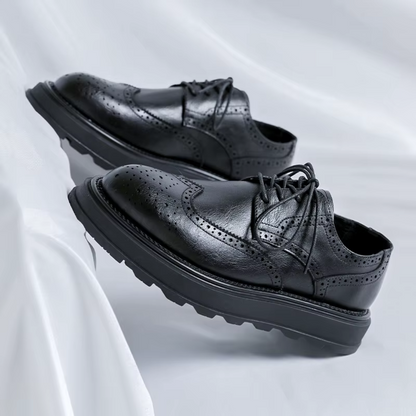 Aiden | Leather Brogue Oxford Shoes