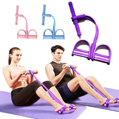 Heimtraining | Widerstandsband Fußpedal | Ganzkörpertrainer Latex | CoreBand