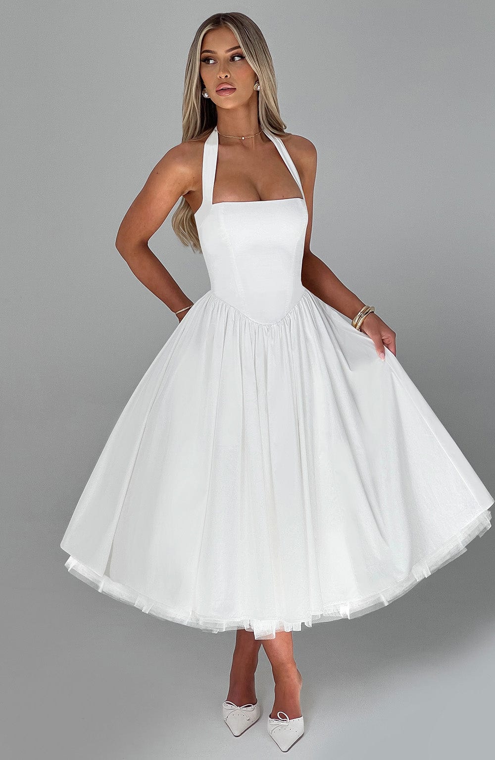 Verena Halter Midi Dress for Wedding Guests