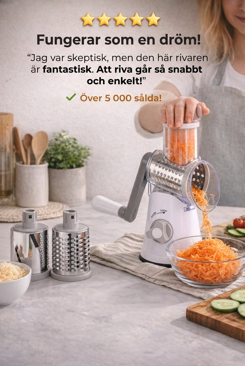 ChopMaster Pro 3-i-1 Roterande Rivjärn