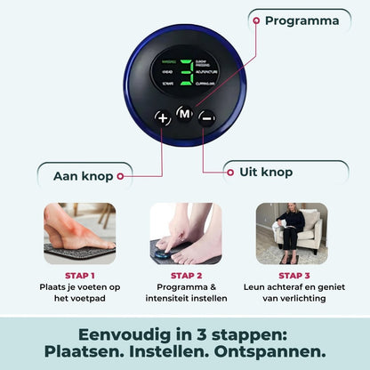 Stapvrij- Voetmassager