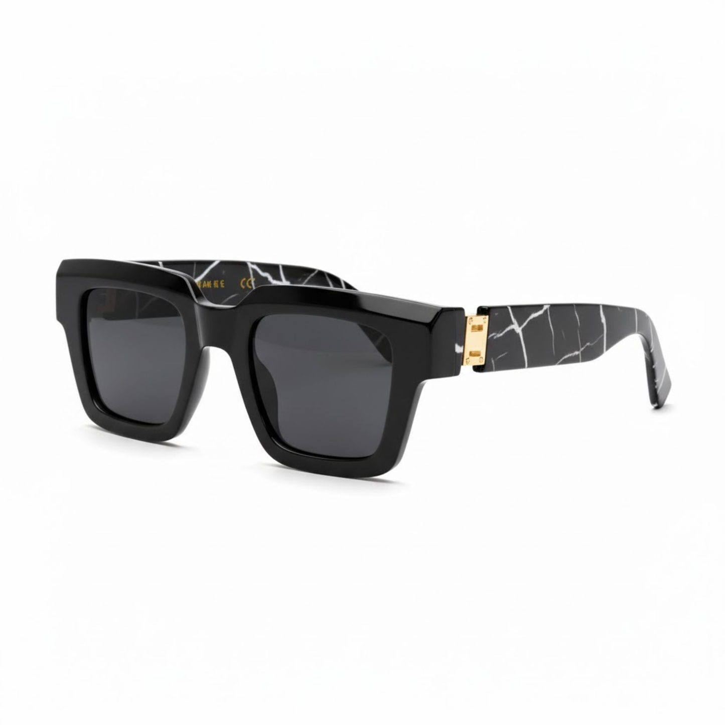 Lunettes de soleil carrées rétro avec verres photochromiques et protection UV400