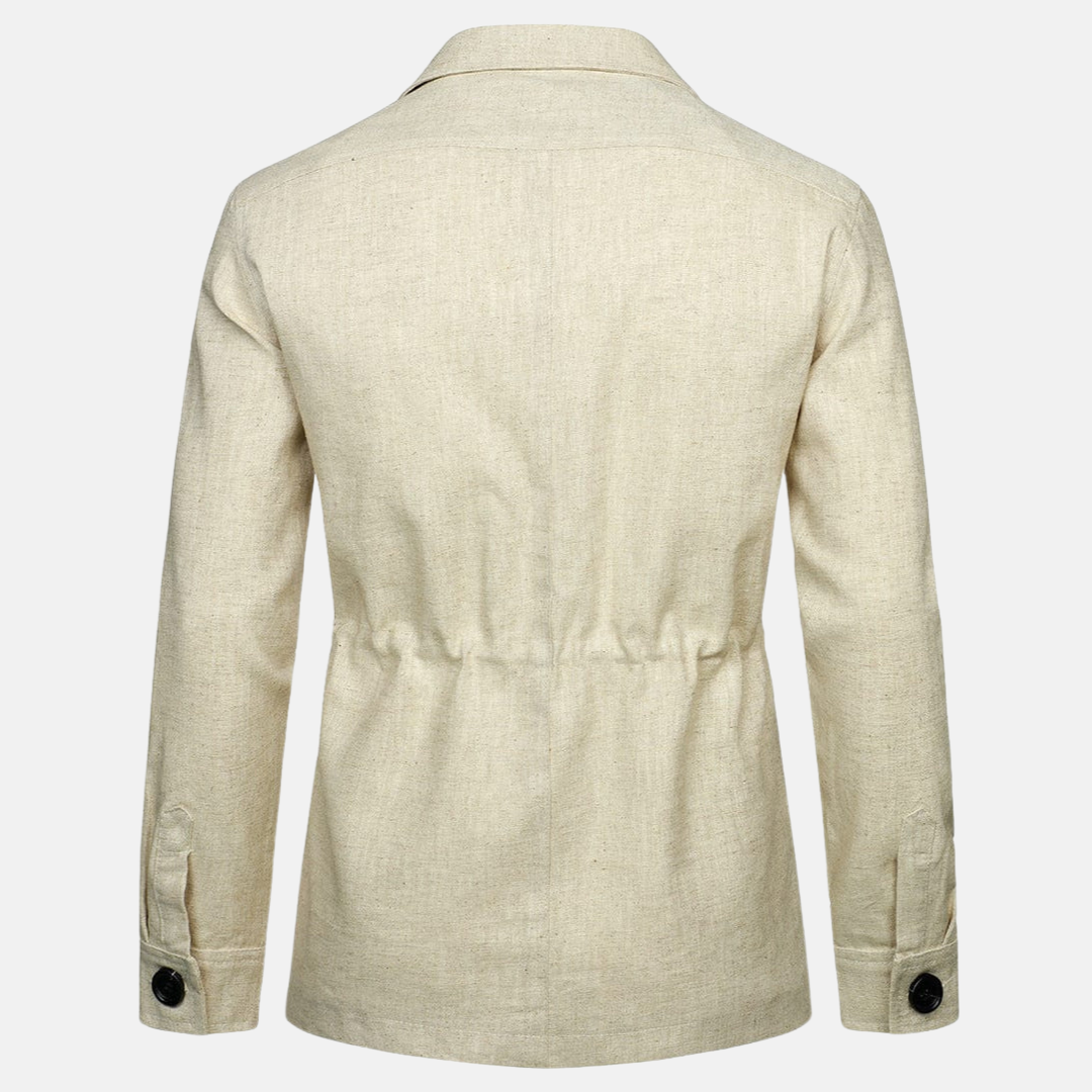 Vince Veste Homme Élégante – Style Classique avec Multiples Poches & Fermeture à Boutons