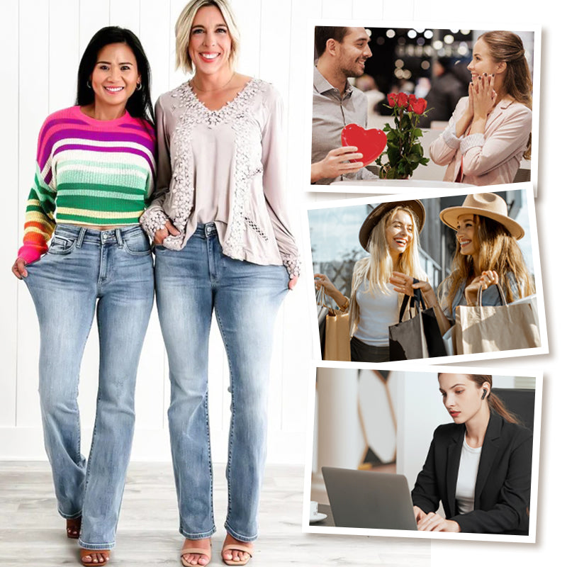 Isella | Formender Denim mit hohem Bund und flexiblem Sitz