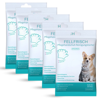 FellFrisch – Pflegehandschuh Reinigungstücher
