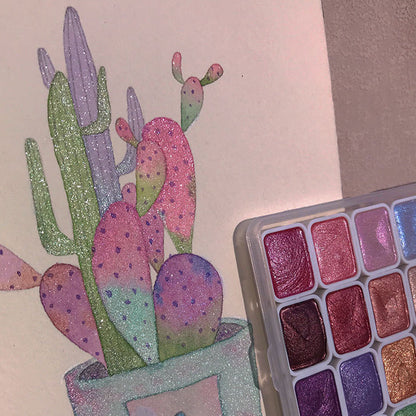 AcrylicPalet™ | Sparkling colours that bring watercolours to life (20 colours)