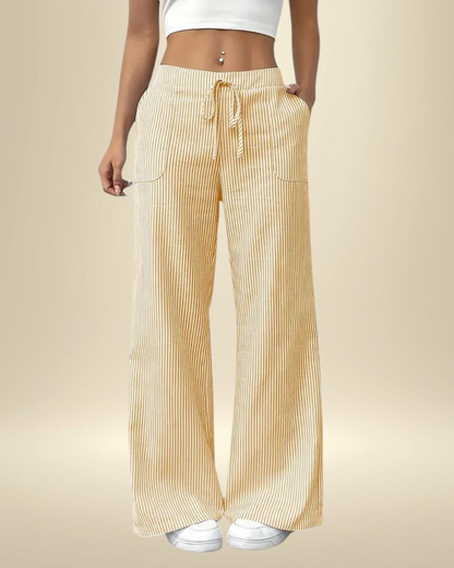 Mirayne - Fluid Wide-Leg Trousers