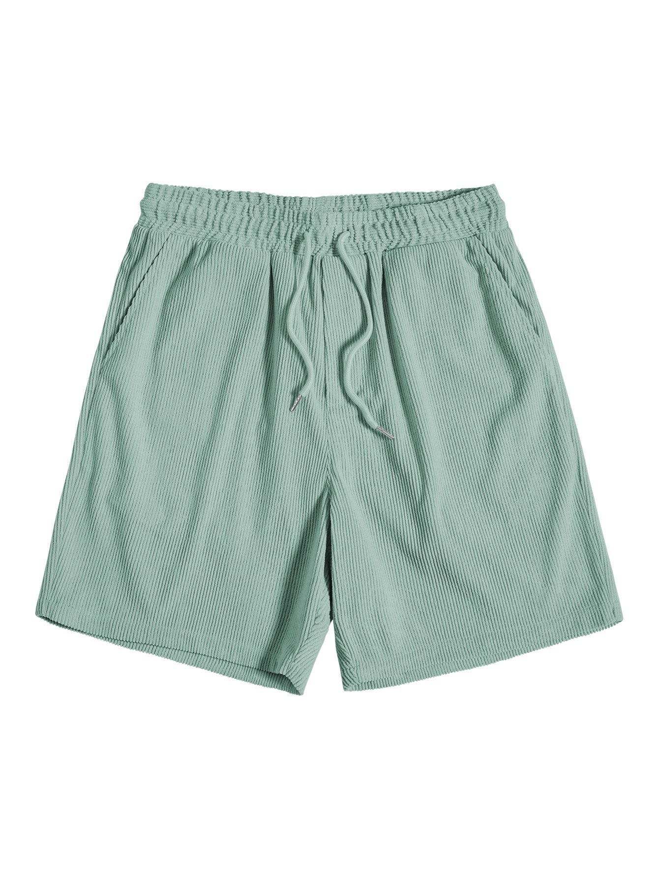Ethan - Kurzarm Cordhemd Mit Knöpfen Und Shorts Set
